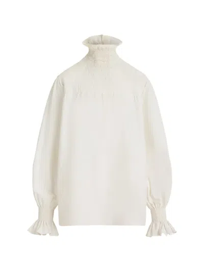Ralph Lauren Maddison Blouse In Neutral