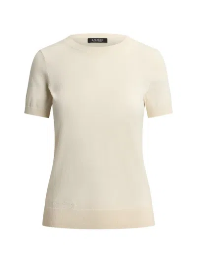 Ralph Lauren Maglione Maniche Corte "pullover" In Neutral
