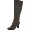 Ralph Lauren Makenna Womens Leather Knee-high Boots In Multi