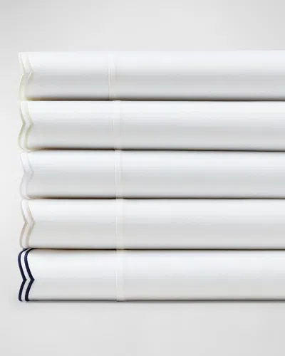 Ralph Lauren Malin Scallop Standard Pillowcase In White