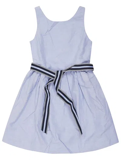Ralph Lauren Kids' Marcelaoxdrs-dresses-day Dress In Blue Hyacinth