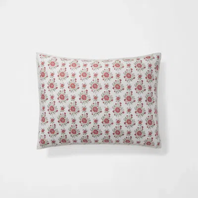 Ralph Lauren Maren Sham In True Cream Multi In Gray