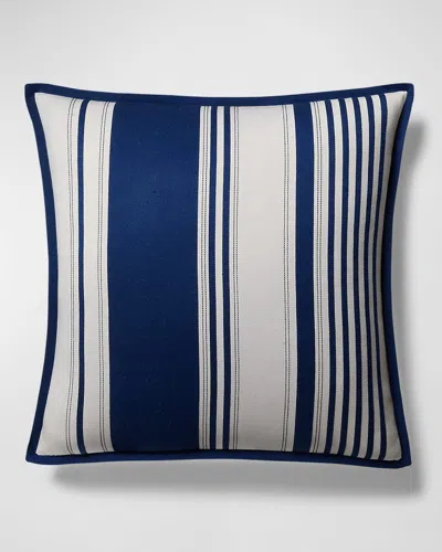 Polo Ralph Lauren Marina Decorative Pillow, 20" Square In Indigo Blu
