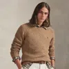 Ralph Lauren Marled Wool-blend Sweater In Brown
