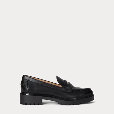Ralph Lauren Marli Calfskin Penny Loafer