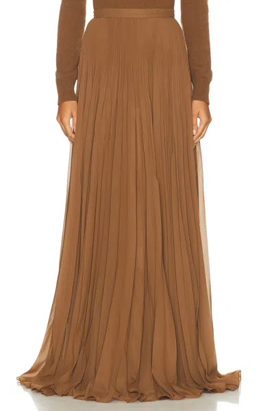 Ralph Lauren Marsha Skirt In Brown