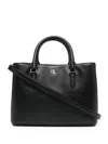 Ralph Lauren Mary Medium Satchel Bag In Black