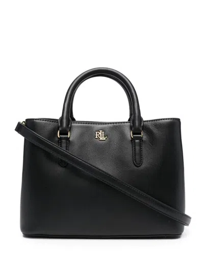 Ralph Lauren Mary Medium Satchel Bag In Black