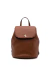 Ralph Lauren Mary Medium Satchel Bag In Brown
