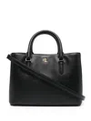 Ralph Lauren Mary Medium Satchel Bag In Schwarz