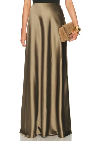 Ralph Lauren Masina Maxi Skirt In Brown