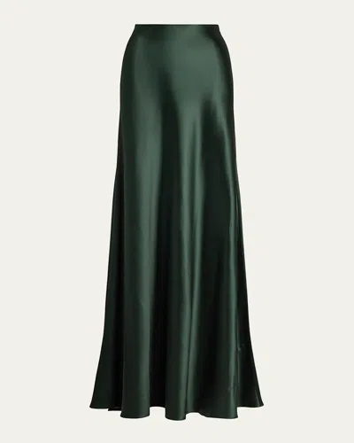 RALPH LAUREN MASINA SATIN MAXI SKIRT