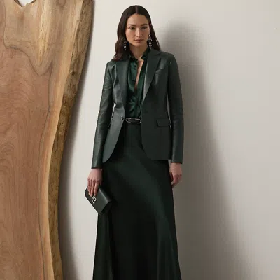 RALPH LAUREN RALPH LAUREN MASINA STRETCH SATIN SKIRT