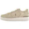 Ralph Lauren Masters Court Trainers Beige In Neutral