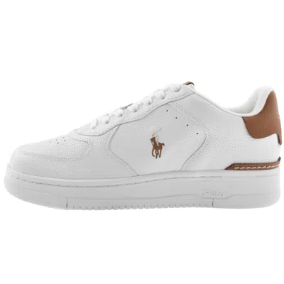 Ralph Lauren Masters Court Trainers White