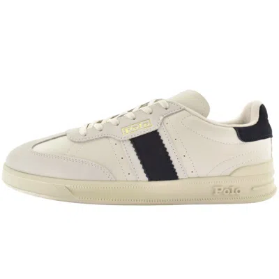 Ralph Lauren Masters Trainers White In Neutral