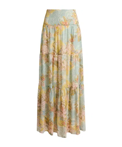 Ralph Lauren Maxi Skirt In Multi