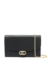 Ralph Lauren Medium Adair Crossbody Bag In Black Leather