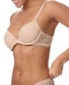 Ralph Lauren Medium Coverage T-shirt Demi Bra In Neutral