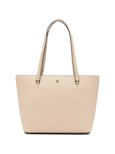 Ralph Lauren Medium Karly Tote Bag In Neutral