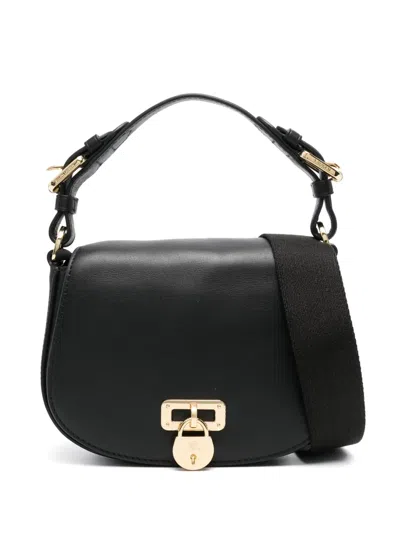 Ralph Lauren Medium Tanner Crossbody Bag In Black