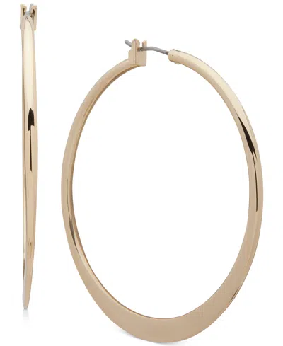 Ralph Lauren Medium Thin Hoop Earrings, 2" In Gold
