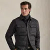 Ralph Lauren Melton Shirt Jacket In Black