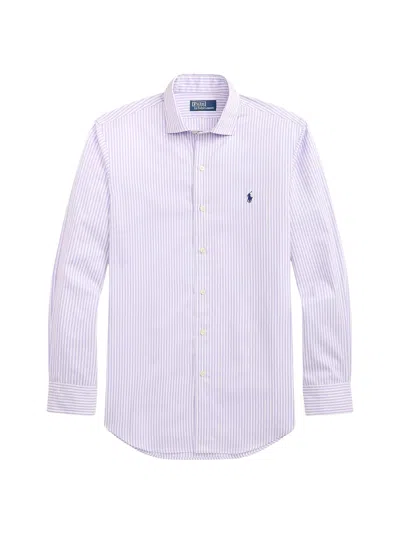 Ralph Lauren Men's 100% Cotton Button-down Shirt In Lilac