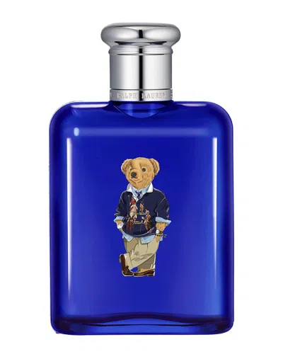 Ralph Lauren Men's 1.36oz Polo Blue Bear Edition Edt Spray In Transparent