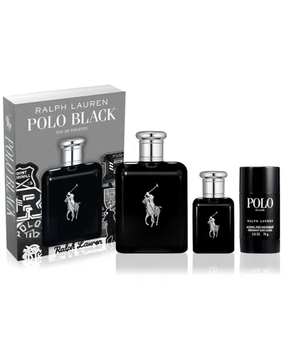 Ralph Lauren Men's 3-pc. Polo Black Eau De Toilette Gift Set