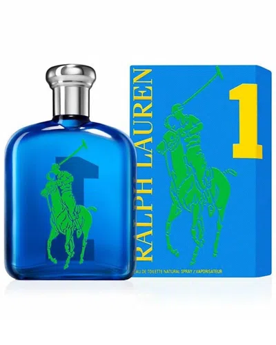 Polo Ralph Lauren Ralph Lauren Men's 3.4oz Polo Big Pony # 1 Blue Edt Spray In White