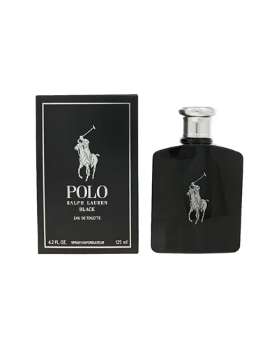 Ralph Lauren Men's 4.2oz Polo Black Edt In Transparent