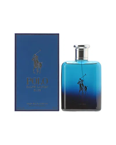Ralph Lauren Men's 4.2oz Polo Deep Blue Eau De Parfum In Transparent