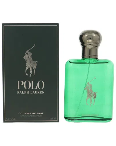 Ralph Lauren Men's 4.2oz Polo Green Eau De Cologne Intense Spray In Transparent