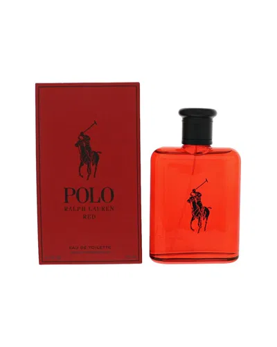Ralph Lauren Men's 4.2oz Polo Red Edt In Transparent