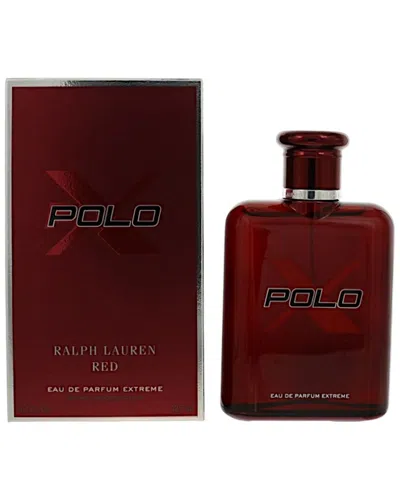 Ralph Lauren Men's 4.2oz Polo Red Extreme Edp In Transparent