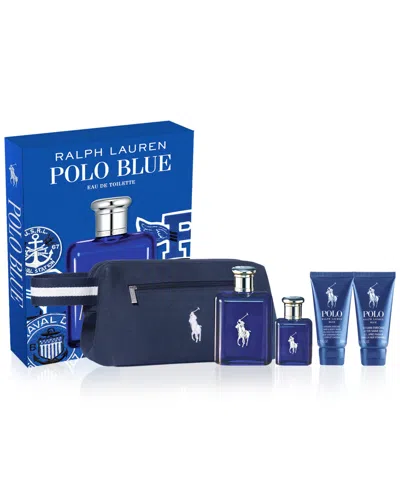 Ralph Lauren Men's 5-pc. Polo Blue Eau De Toilette Gift Set In Transparent