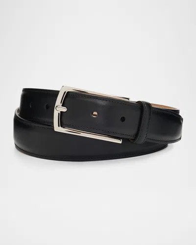 Ralph Lauren Men & Apos;s Ascot Smooth Calfskin Belt In Red