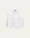 Ralph Lauren Men's Aston Solid Poplin Sport Shirt In White