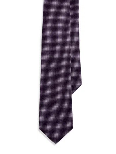 Ralph Lauren Men's Bond St. Geometric Silk Tie In Blue