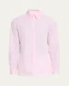 Ralph Lauren Linen Shirt In Pink