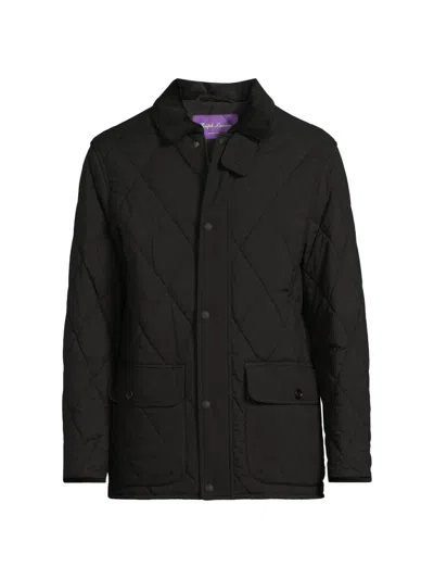 Ralph Lauren Men's Carleton Quilted Down Jacket In Black