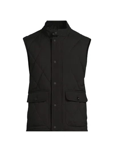 Ralph Lauren Men's Carleton Quilted Down Vest In Black