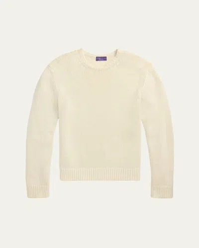 Ralph Lauren Men's Cashmere, Silk And Linen Sweater In Limestone
