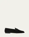 Ralph Lauren Loafers Aus Veloursleder In Blue