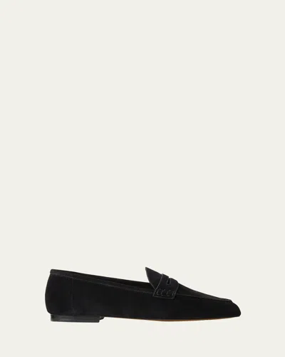 Ralph Lauren Men's Collins Suede Penny Loafers