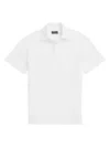 Ralph Lauren Men's Cotton-blend Polo Shirt In Ceramic White