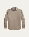 Ralph Lauren Men's Cotton Classic Fit Micro-square Sport Shirt In Multi
