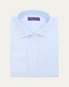 Ralph Lauren Men's Cotton Petite Bengal Stripe Dress Shirt In Blue