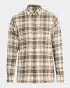 Ralph Lauren Men's Cotton Plaid Double-pocket Button-down Shirt In Multi